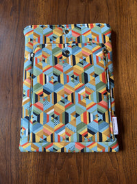 Multi-Color Hexagon Device Sleeve — Large — front