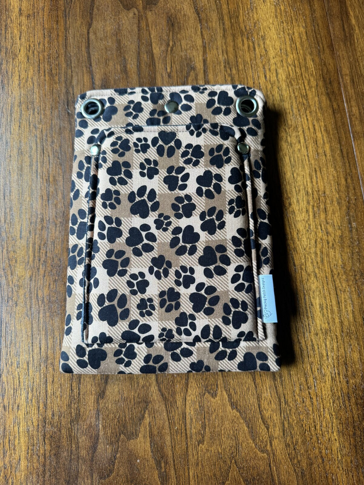 Cross-Body Bag Puppy Paw Print front view