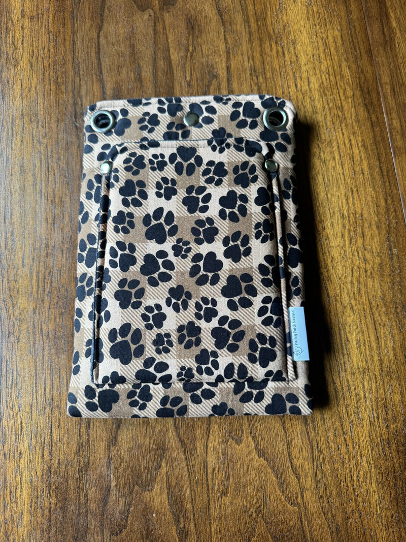 About Town Cross-Body Bag in Puppy Paw Print design