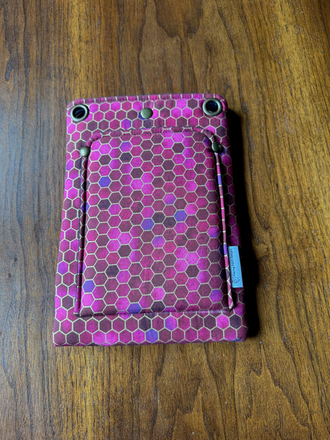 Fuschia/Pink Gold Honeycomb / Silver / No strap