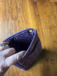 Cross-Body Bag Symbols in Plum inside view