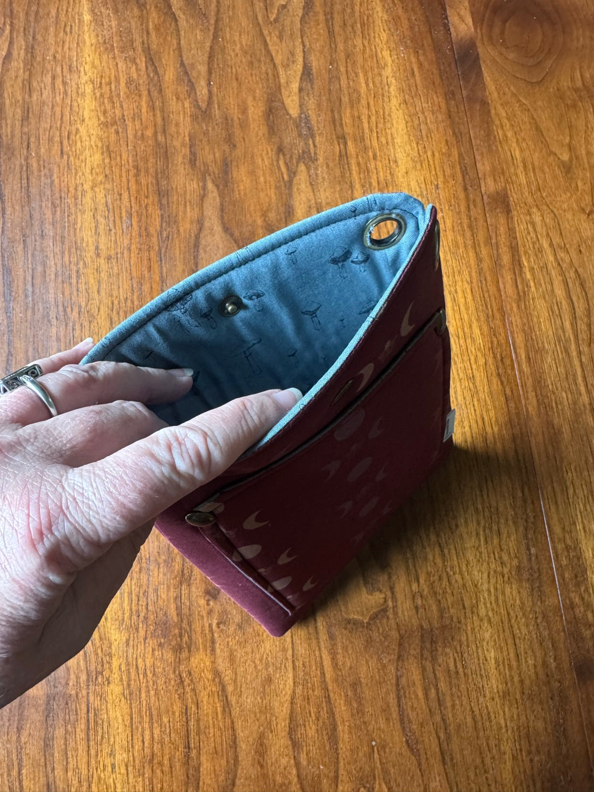 Cross-Body Bag Triple Moon - Goddess inside view