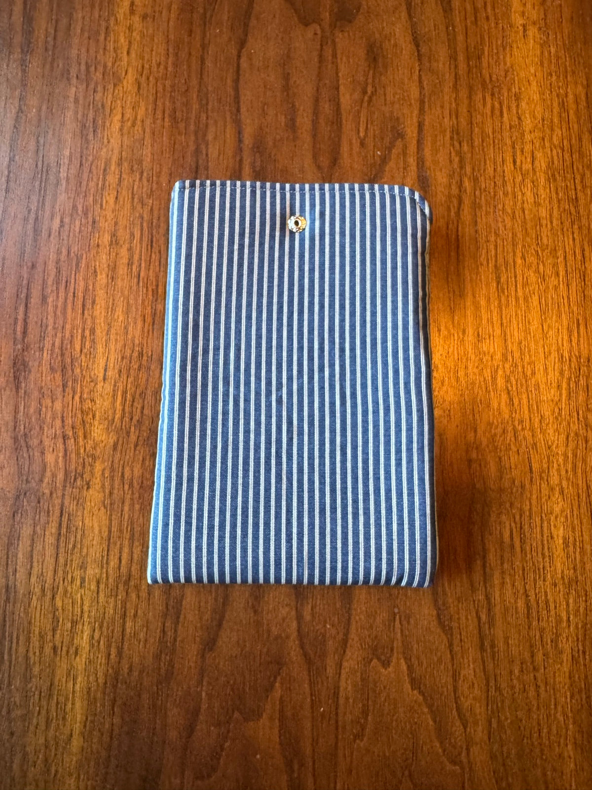 small-novelty Denim and White Stripe back