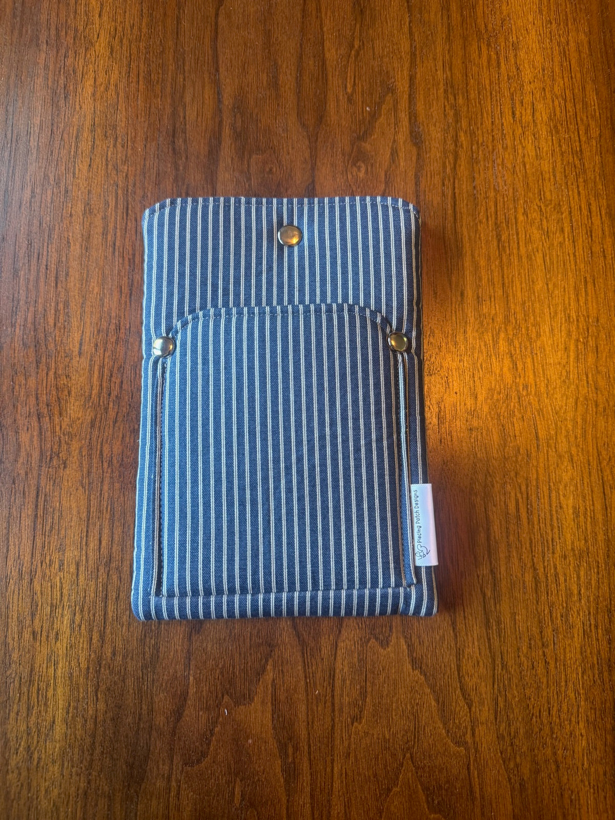 small-novelty Denim and White Stripe front
