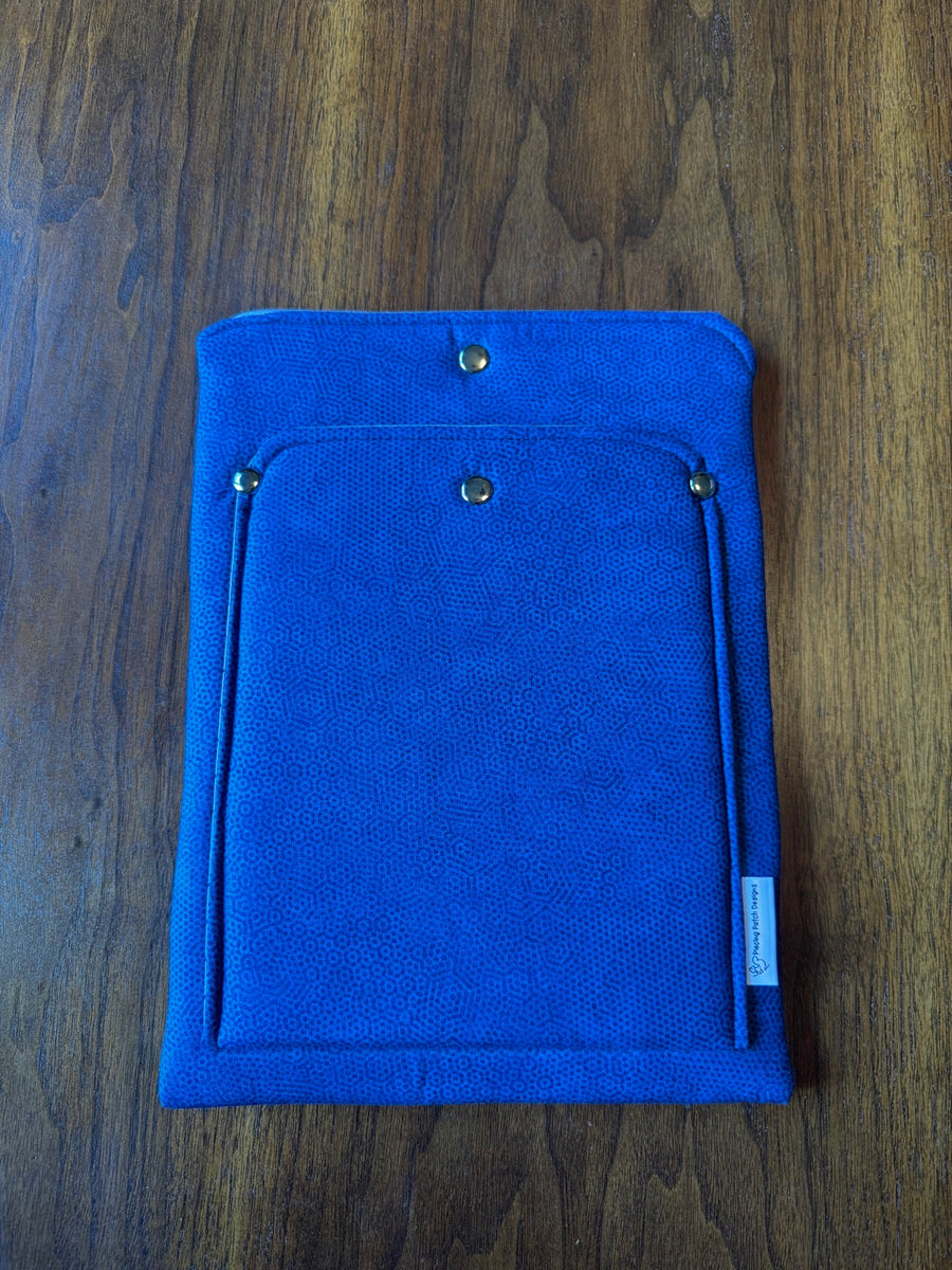 Large Device Sleeve Solids device-sleeve-large-blue-front