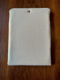 Gold Stripes back — Large Device Sleeve Metallic