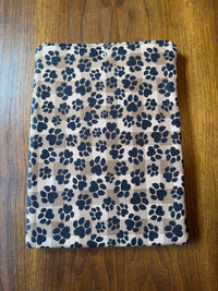Large Device Sleeve Animal Print Heart Puppy Prints front