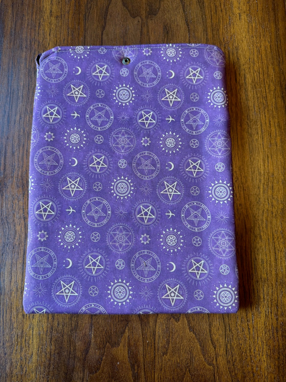 Large Device Sleeve Mystical device-sleeve-large-symbols-in-plum-back