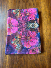 Hibiscus Device Sleeve — large, back