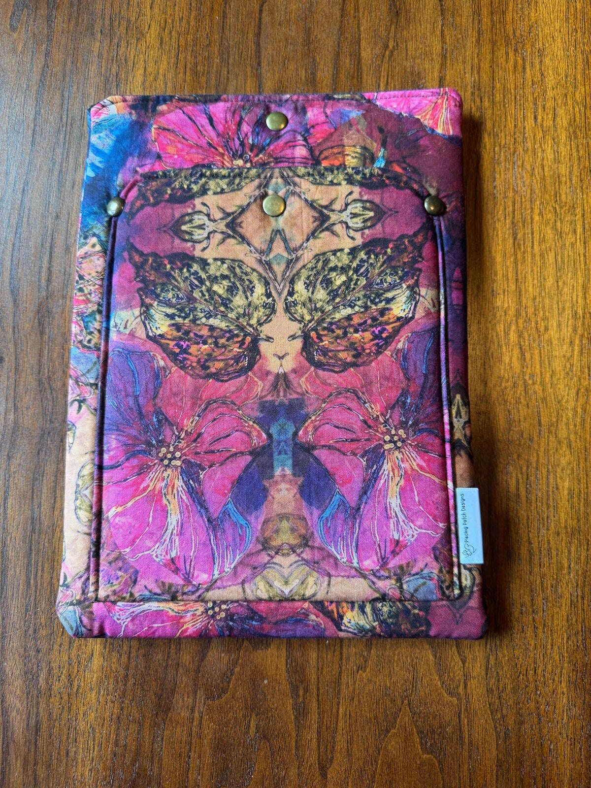 Hibiscus Device Sleeve — large, front