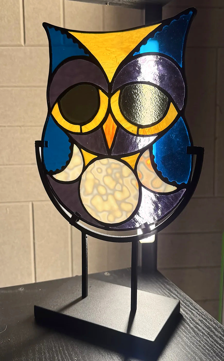 Owl Triple Moon — Blue
