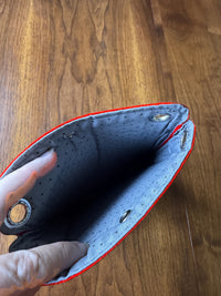About Town Cross-Body Bag in Red design, inside