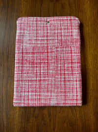 Red and White Plaid Device Sleeve