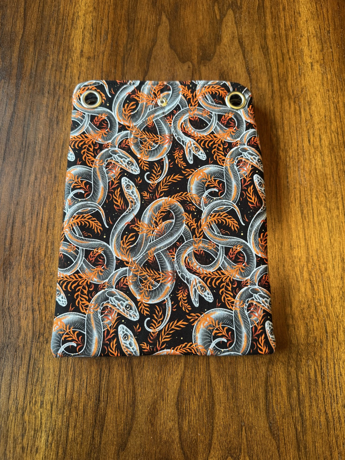 About Town Cross-Body Bag in Spirit Snakes design, back