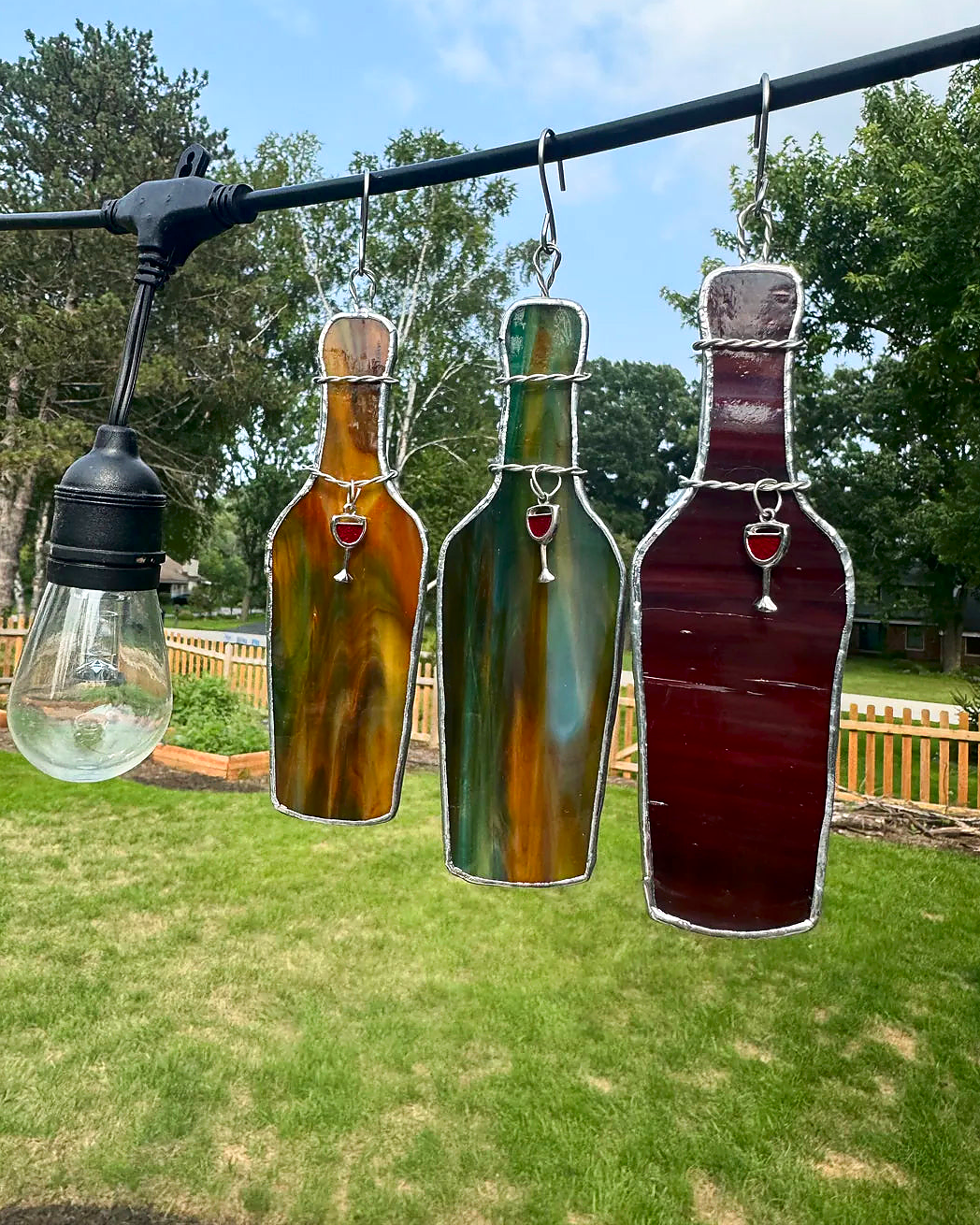 Wine Bottle Ornament